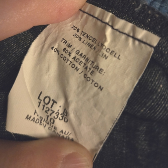 Denim Top Lundstrum Sleeveless Summer Smock Top 10 - Picture 10 of 10